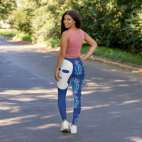 T.R.A.P.1052 Women's Spandex Leggings (AOP)
