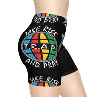 T.R.A.P.1052 Women's Biker Shorts (AOP)