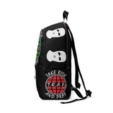 TAKE RISK AND PRAY 1052 BACKPACK BAG
