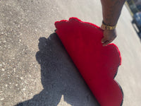 RED BOTTOM MINNIE MOUSE RUG