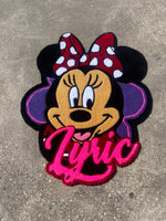 RED BOTTOM MINNIE MOUSE RUG
