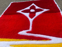 RED BOTTOM LV RUG