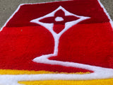RED BOTTOM LV RUG
