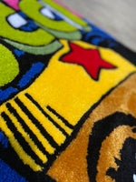 RED BOTTOM WONDER WOMAN RUG
