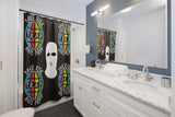 TAKE RISK AND PRAY SHOWER CURTAINS